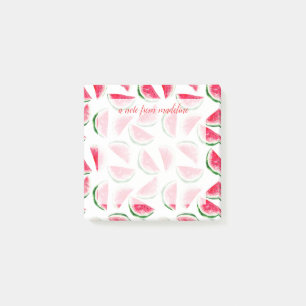 Post-it® Motif mignon d'ananas et de pastèque