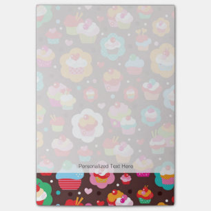 Post-it® Motif mignon de gâteau de tasse