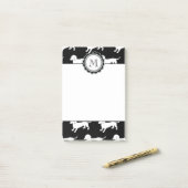 Post-it® Motif mignon de teckel (Sur un bureau)