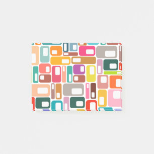 Post-it® Motif moderne du milieu du siècle