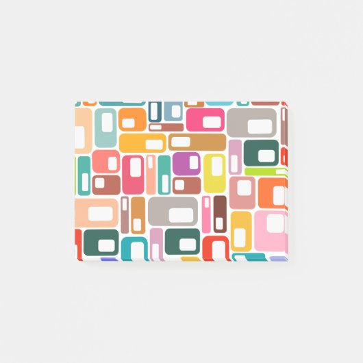 Post-it® Motif moderne du milieu du siècle (Devant)