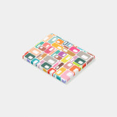 Post-it® Motif moderne du milieu du siècle (Incliné)