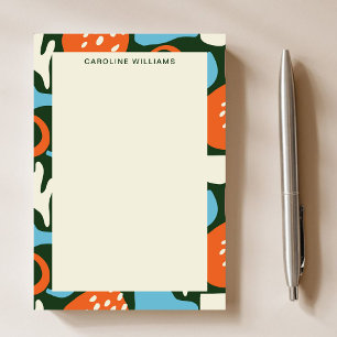 Post-it® Motif moderne propre Monogramme Abstrait