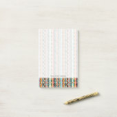Post-it® motif multicolore Abstrait (Sur un bureau)