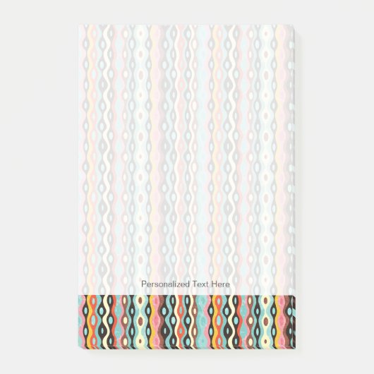 Post-it® motif multicolore Abstrait (Devant)