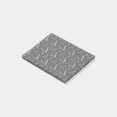 Post-it® Motif noir d'outils (Incliné)