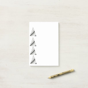 Post-it® Motif noir et blanc amusant