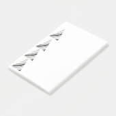 Post-it® Motif noir et blanc amusant (Incliné)