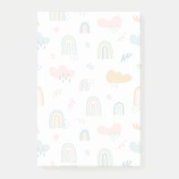 Motif nuage Rainbow et pluie amusant