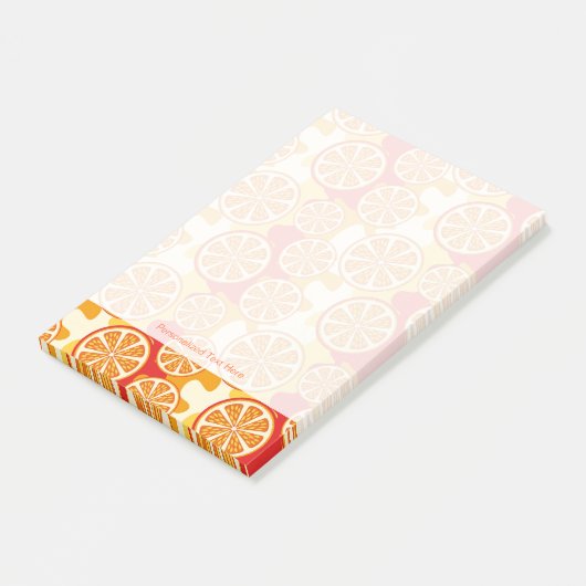 Post-it® motif orange (Incliné)