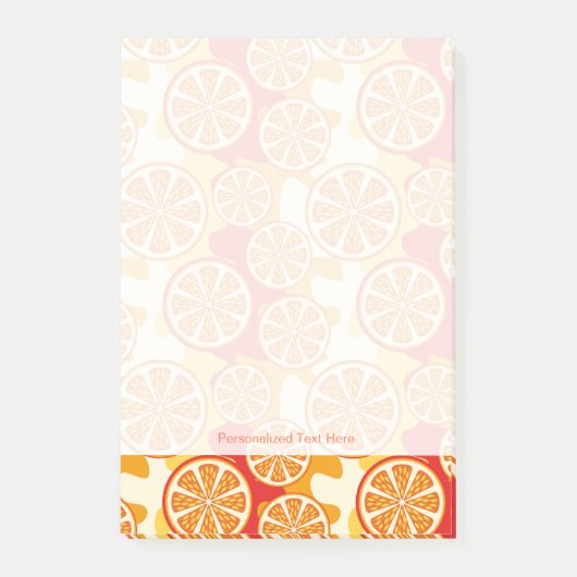 Post-it® motif orange (Devant)