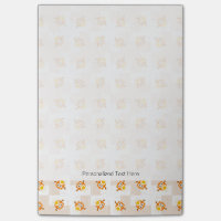 Motif orange d'illustration de hibou