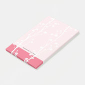 Post-it® Motif oriental de fleur de prune (Incliné)