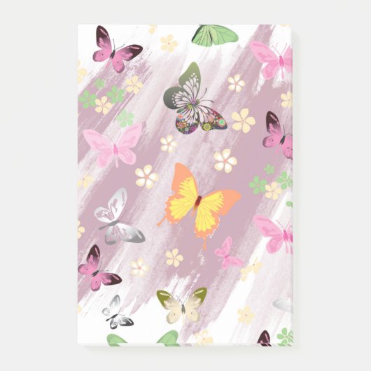 Post-it® Motif papillon 7 (Devant)
