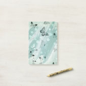 Post-it® Motif papillon 9 (Sur un bureau)