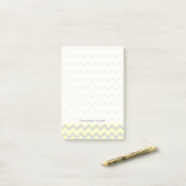 Post-it® Motif Pastel Chevron (Sur un bureau)