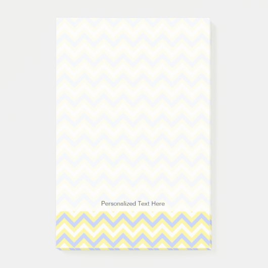 Post-it® Motif Pastel Chevron (Devant)