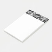 Post-it® Motif Patchwork Noir & Blanc 05 (Incliné)