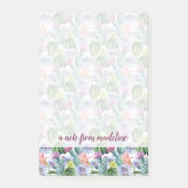 Post-it® Motif peint à la main de cactus d'aquarelle (Devant)