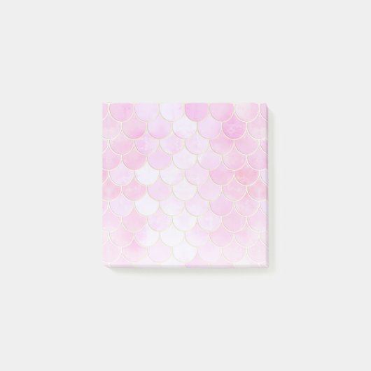 Post-it® Motif Pink Pastel & Gold Shimmer Mermaid (Devant)