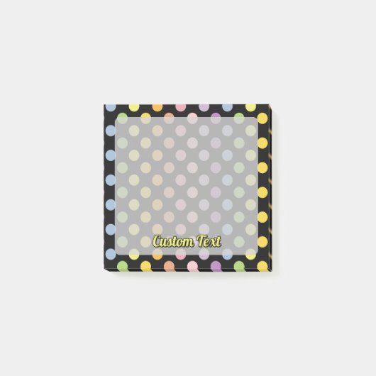 Post-it® Motif Pois Rainbow (Devant)