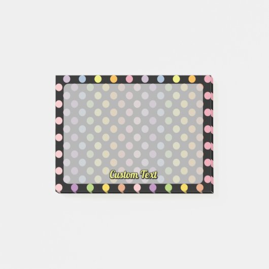 Post-it® Motif Pois Rainbow (Devant)