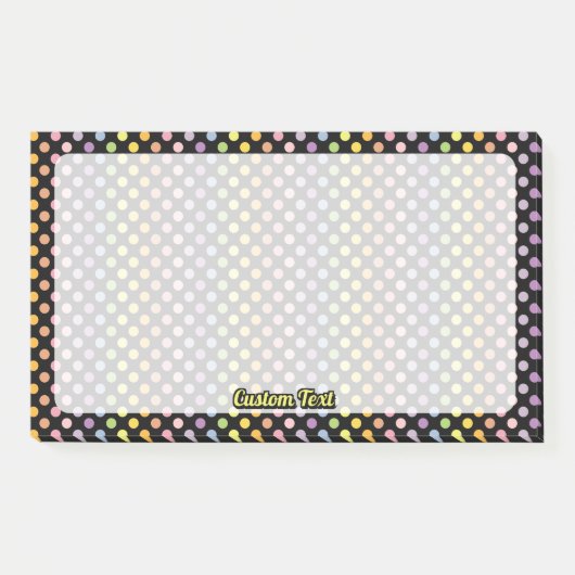 Post-it® Motif Pois Rainbow (Devant)