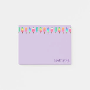 Post-it® Motif pourpre frais de Popsicle de nouveau à