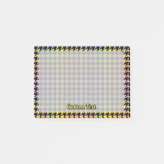 Post-it® Motif Rainbow Houndstooth (Devant)