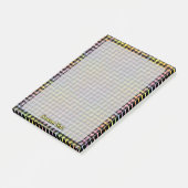 Post-it® Motif Rainbow Houndstooth (Incliné)