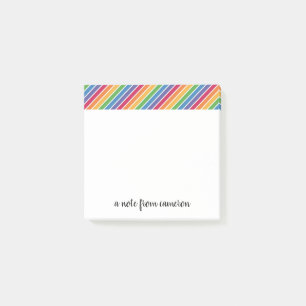 Post-it® Motif Rainbow Stripes
