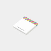 Post-it® Motif Rainbow Stripes (Incliné)