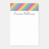Post-it® Motif Rainbow Stripes (Devant)