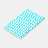 Post-it® Motif Rayures Bleu Blanc (Incliné)
