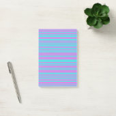Post-it® Motif Rayures Rose Violet Bleu (Bureau)