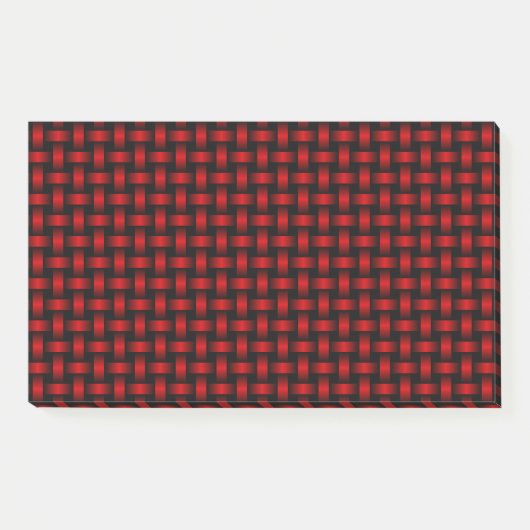 Post-it® Motif Red Black Weaver (Devant)