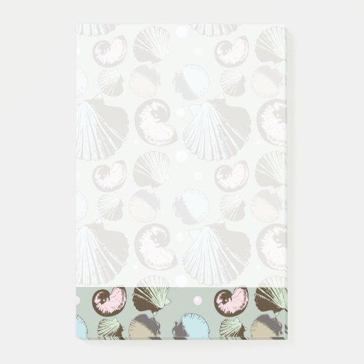 Post-it® Motif Retro Seashell (Devant)