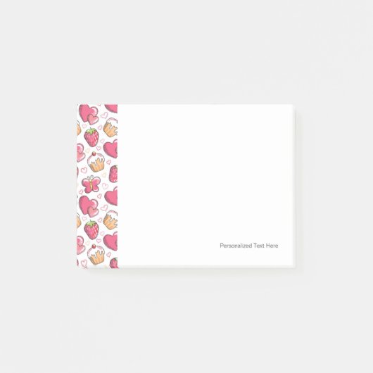 Post-it® motif romantique (Devant)