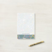 Post-it® motif romantique Abstrait avec dessin animé (Sur un bureau)