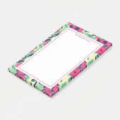 Post-it® Motif rose chaud floral (Incliné)