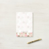 Post-it® Motif rose et Brown de maman (Sur un bureau)