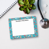 Post-it® Motif rouge bleu mignon - Une note de l'infirmière