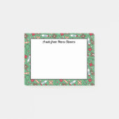 Post-it® Motif rouge vert mignon - Une note de l'infirmière (Devant)