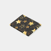 Post-it® Motif sans couture avec étoiles d'or (Incliné)