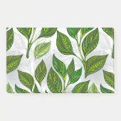 Post-it® Motif sans couture avec Feuilles de thé vert (Devant)