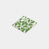 Post-it® Motif sans couture avec Feuilles de thé vert (Incliné)