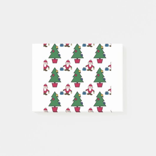 Post-it® Motif sans couture de Noël (Devant)