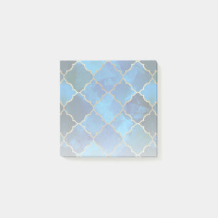 Post-it® Motif Sapphire Gemstone & Gold Marocain Carrelage