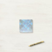 Post-it® Motif Sapphire Gemstone & Gold Marocain Carrelage (Sur un bureau)