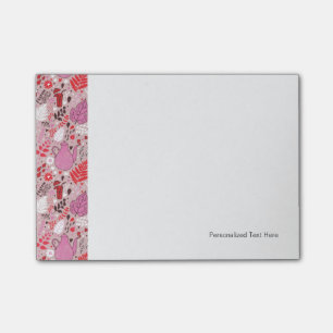 Post-it® Motif savoureux avec des oiseaux et des fleurs